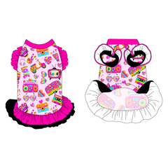 Love Trip - La Petite Shimmy Dress With Double Skirt