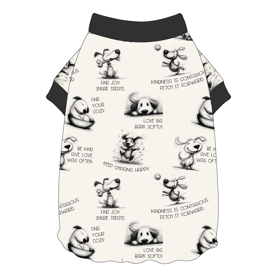 Love, Illustrated - Flutter Waist Tee