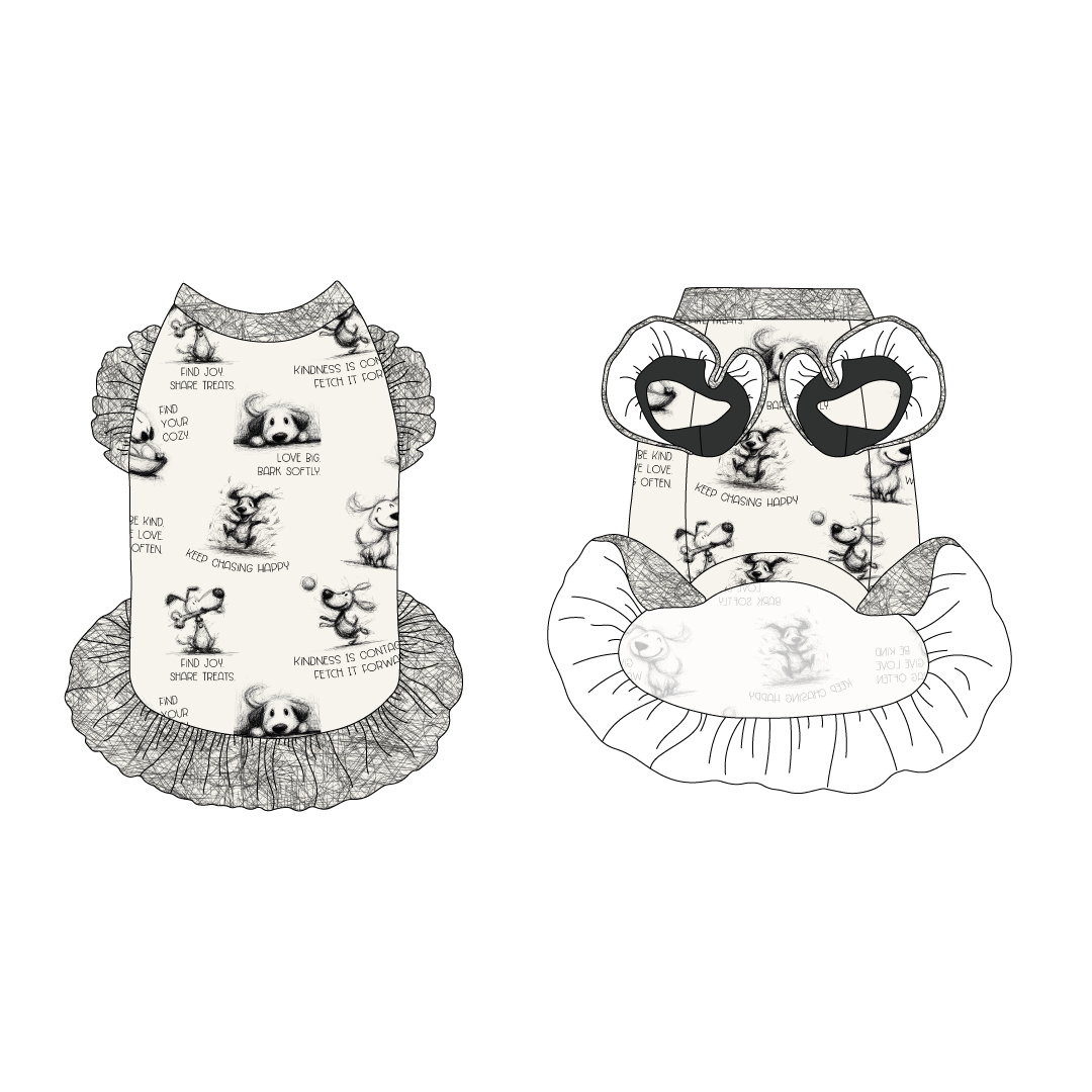 Love, Illustrated - La Petite Shimmy Dress