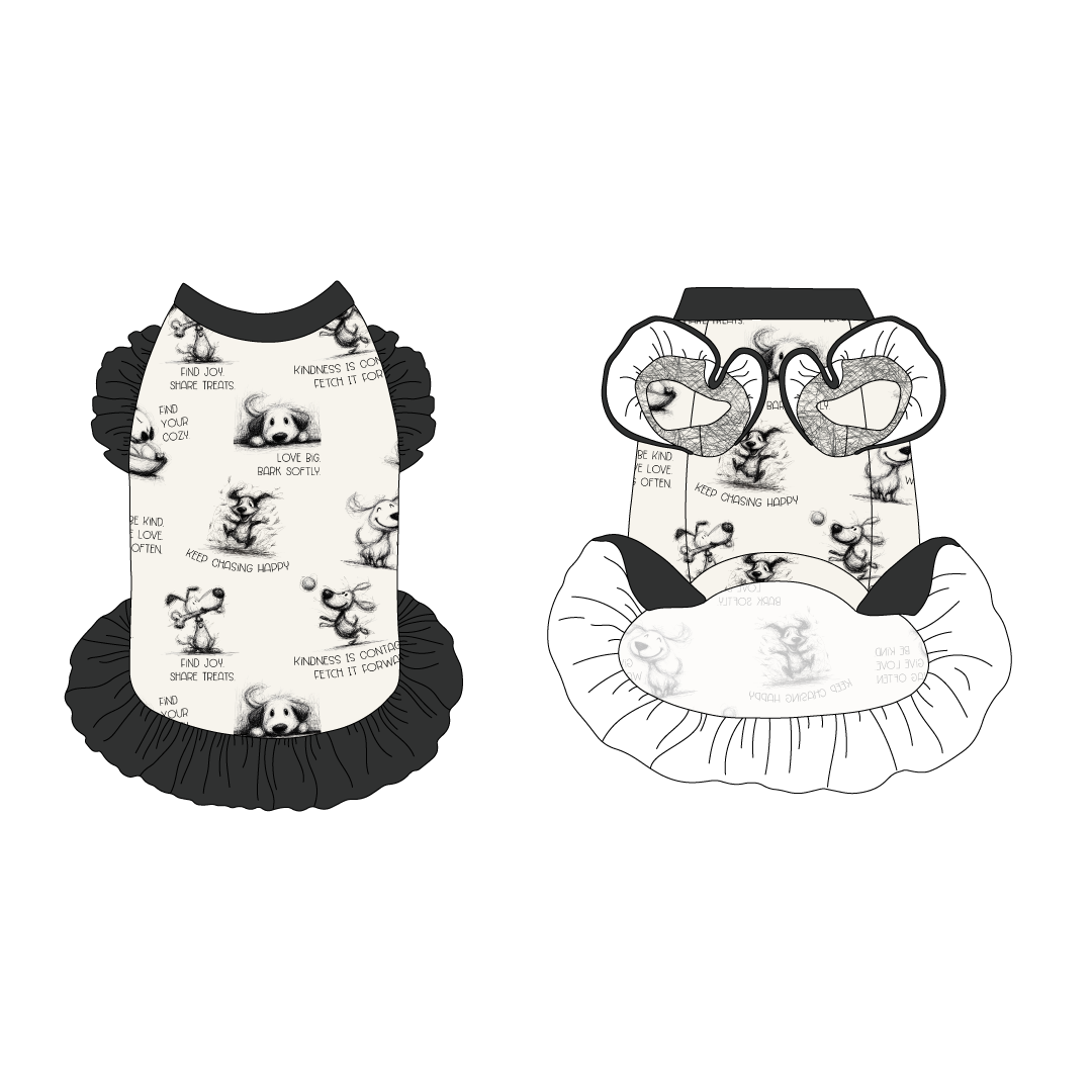 Love, Illustrated - La Petite Shimmy Dress