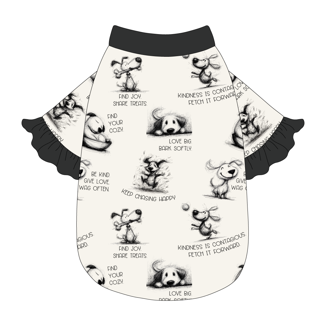 Love, Illustrated - The Shimmy Edge Tee