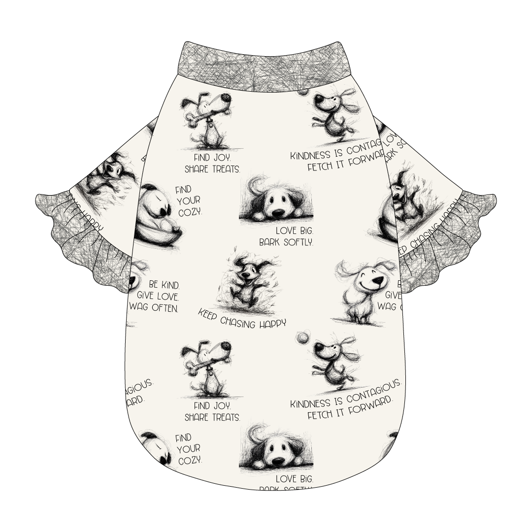 Love, Illustrated - The Shimmy Edge Tee