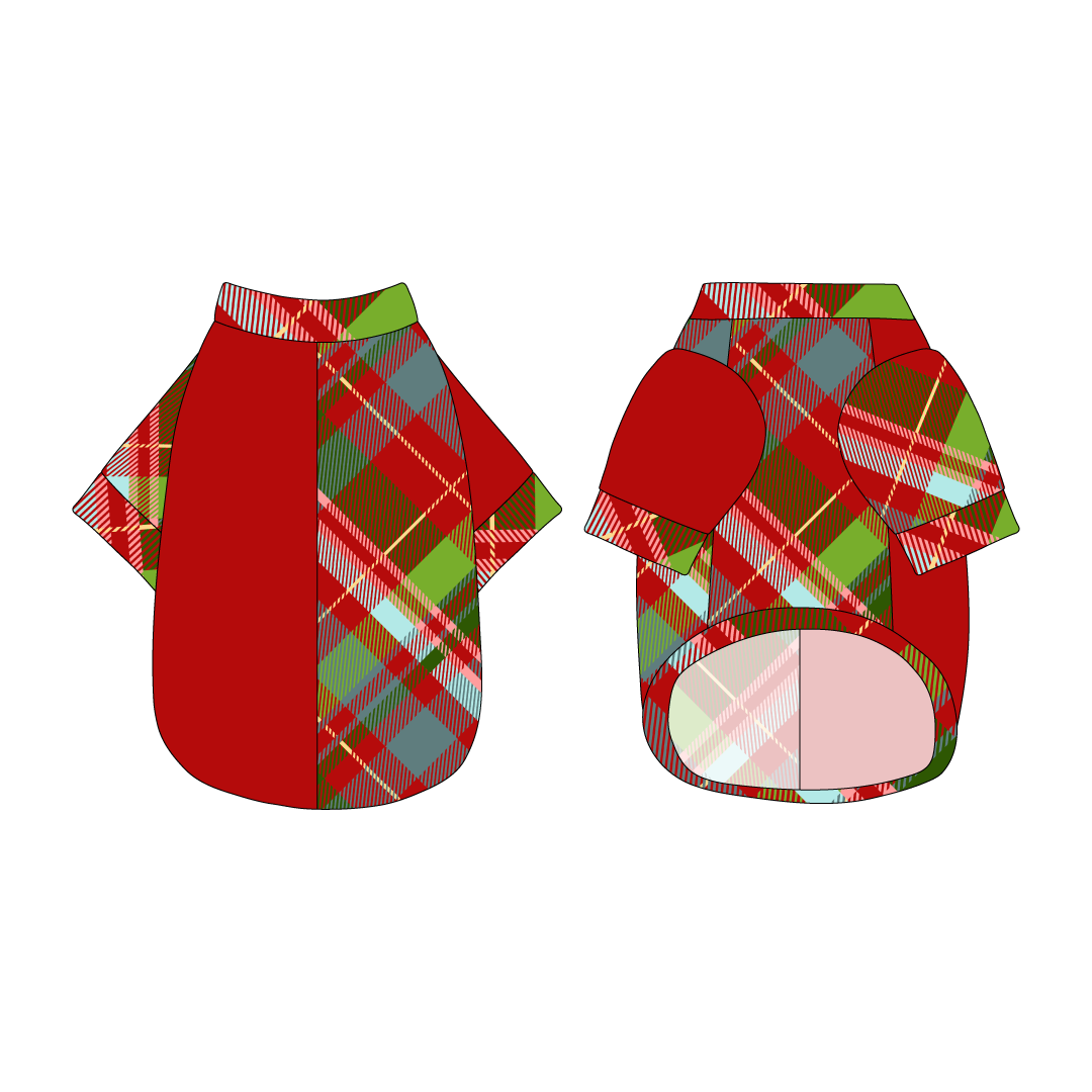 Holiday Cheer - Merry Tartan - The 2N1 Tee