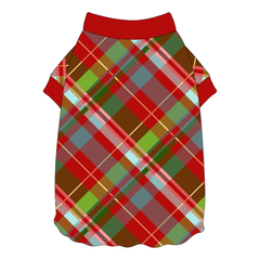 Holiday Cheer - Merry Tartan - Flutter Waist Tee