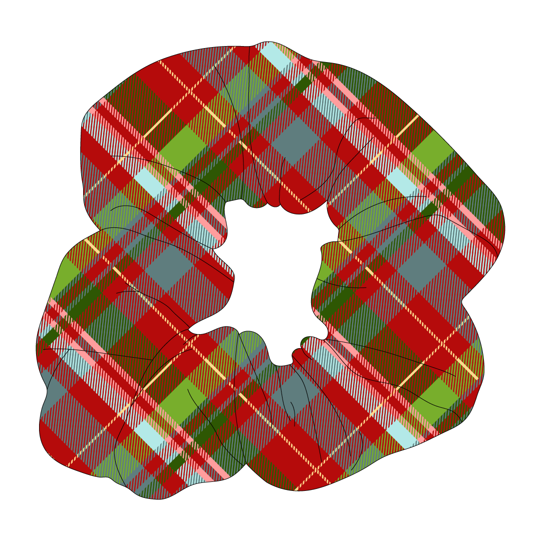 Holiday Cheer - Merry Tartan - The Scrunchie