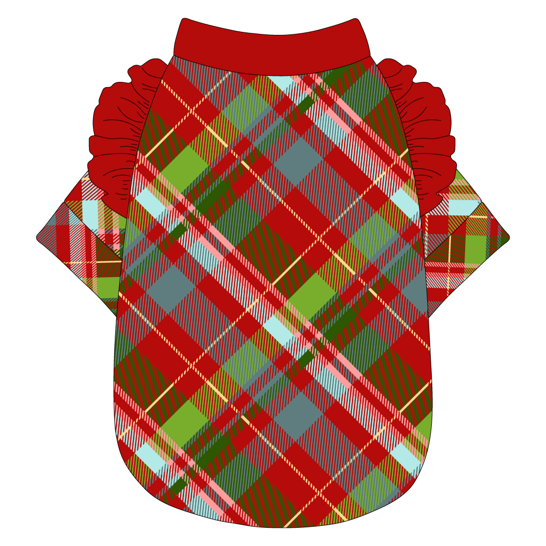 Holiday Cheer - Merry Tartan - The Sylvie Tee