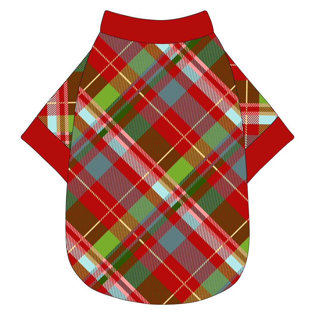 Holiday Cheer - Merry Tartan - The Basic Tee