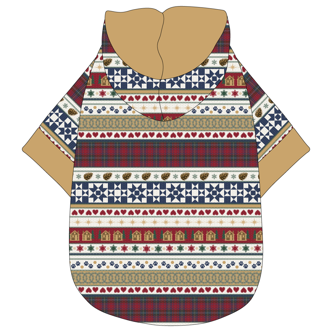 Stitched In Snow - Mistletoe Cabin - The Hoodie