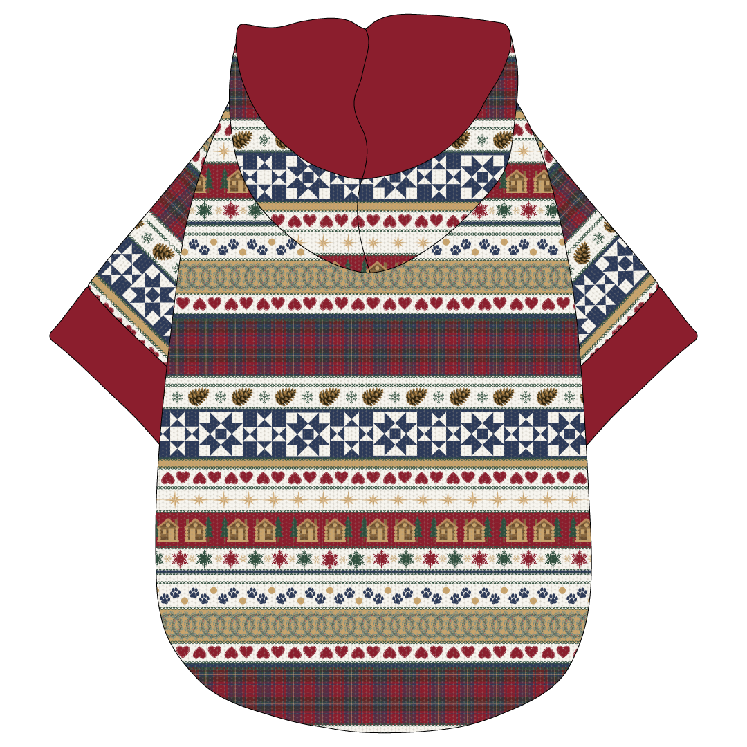 Stitched In Snow - Mistletoe Cabin - The Hoodie