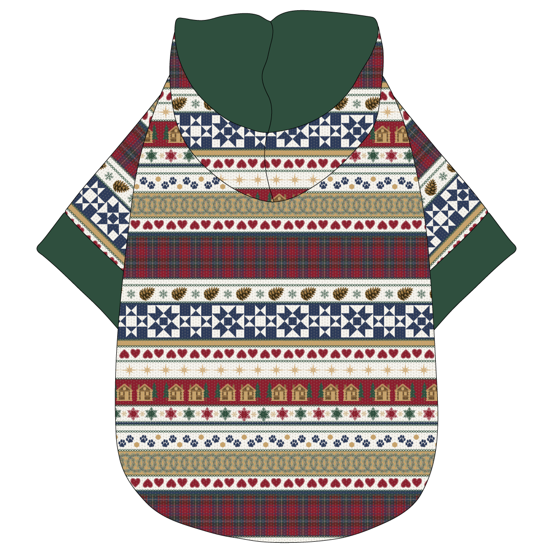 Stitched In Snow - Mistletoe Cabin - The Hoodie