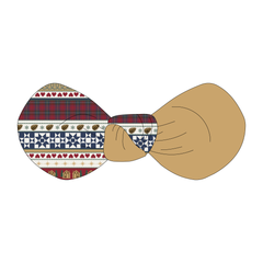 Stitched In Snow - Mistletoe Cabin - The Knot Bow