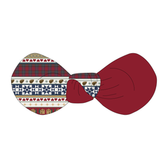 Stitched In Snow - Mistletoe Cabin - The Knot Bow