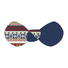 Stitched In Snow - Mistletoe Cabin - The Knot Bow