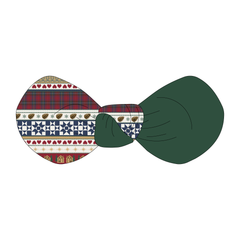 Stitched In Snow - Mistletoe Cabin - The Knot Bow