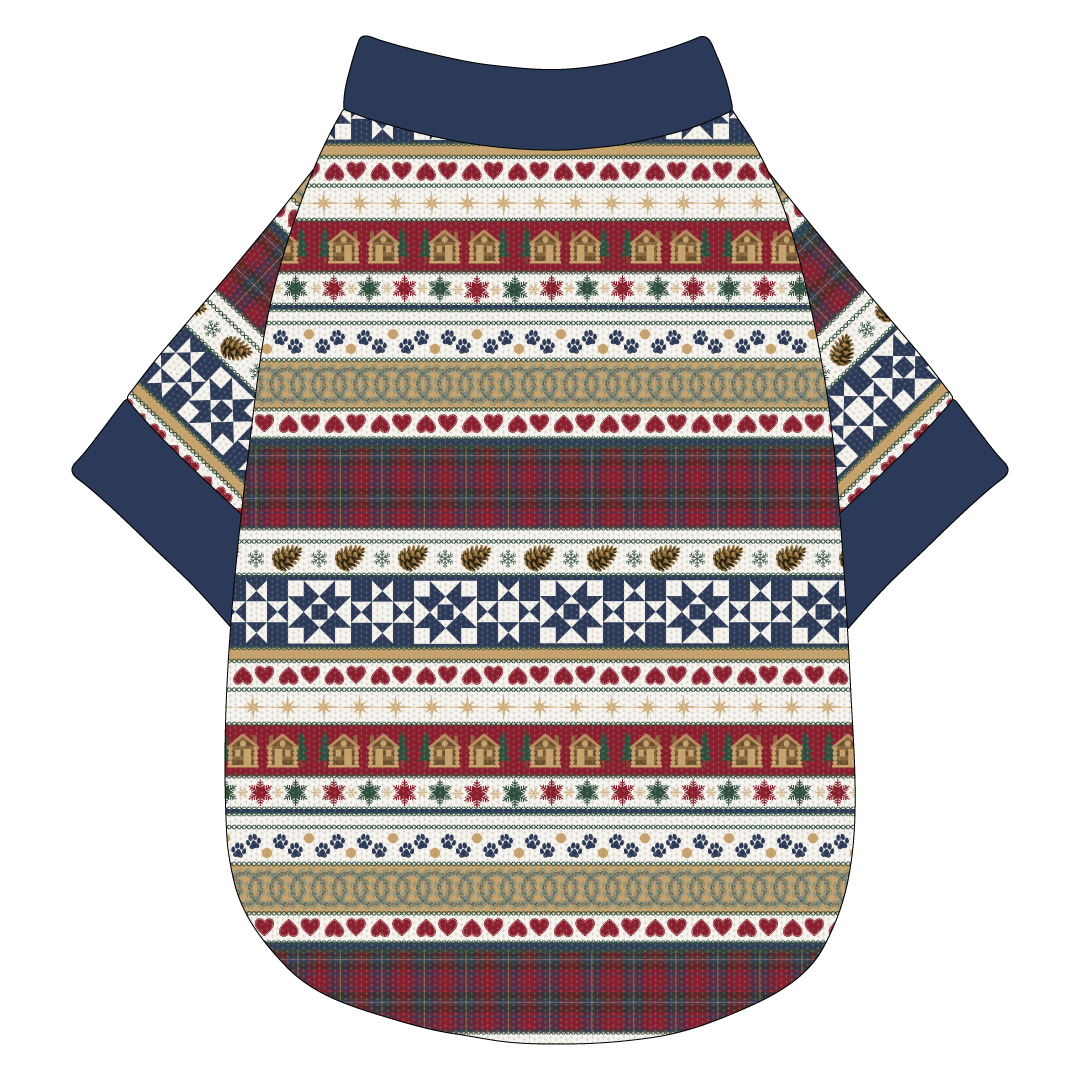 Stitched In Snow - Mistletoe Cabin - The Basic Tee