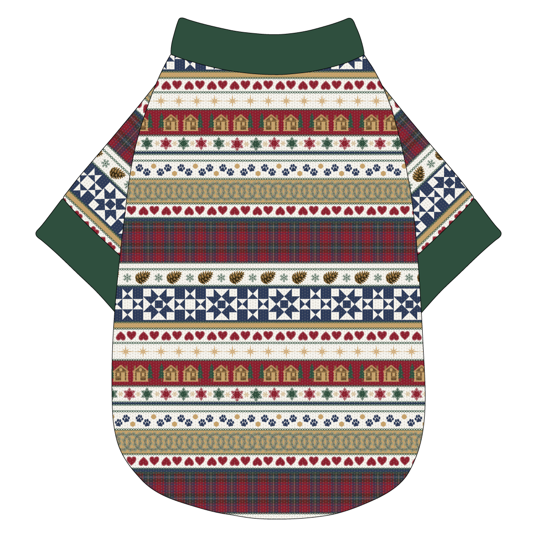 Stitched In Snow - Mistletoe Cabin - The Basic Tee