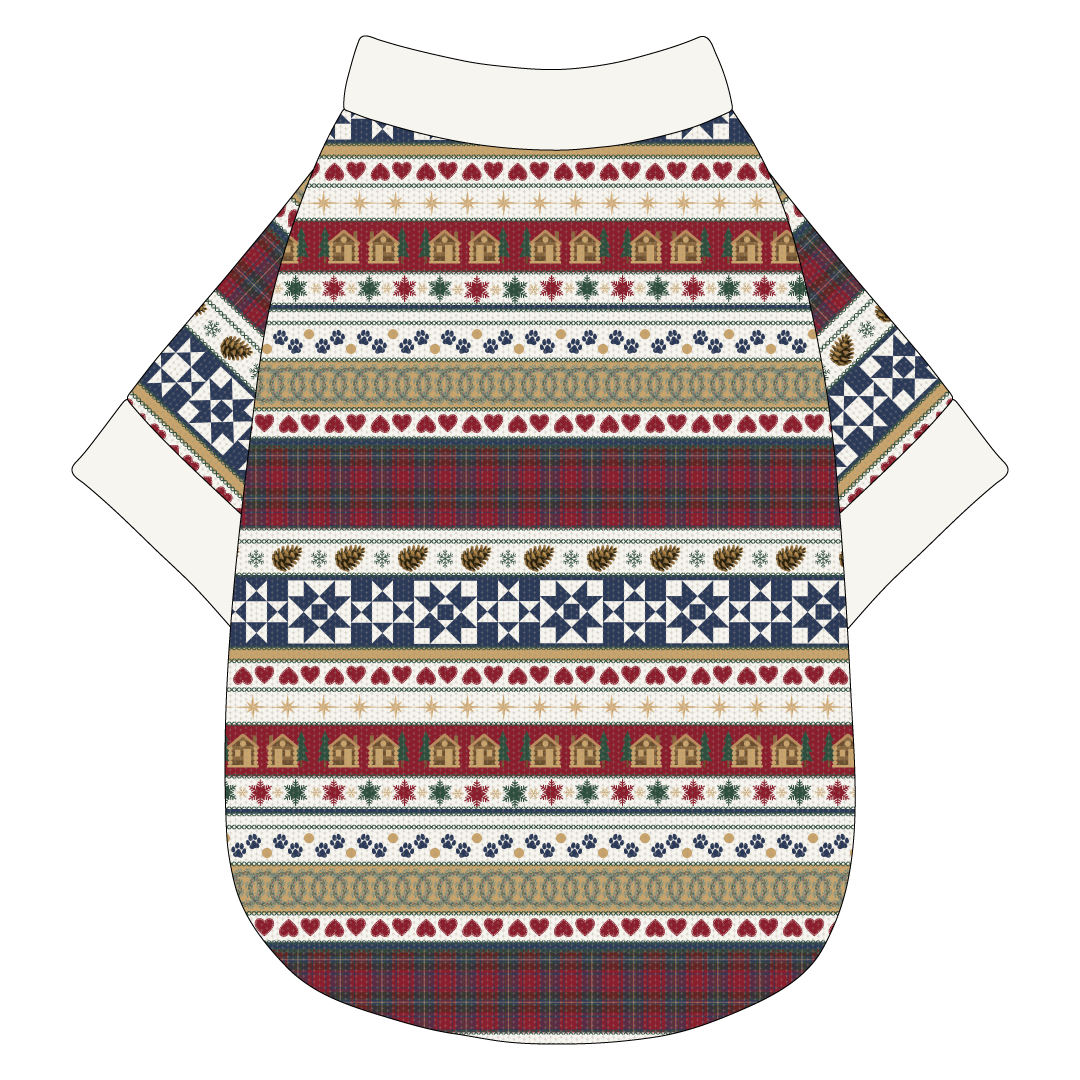 Stitched In Snow - Mistletoe Cabin - The Basic Tee