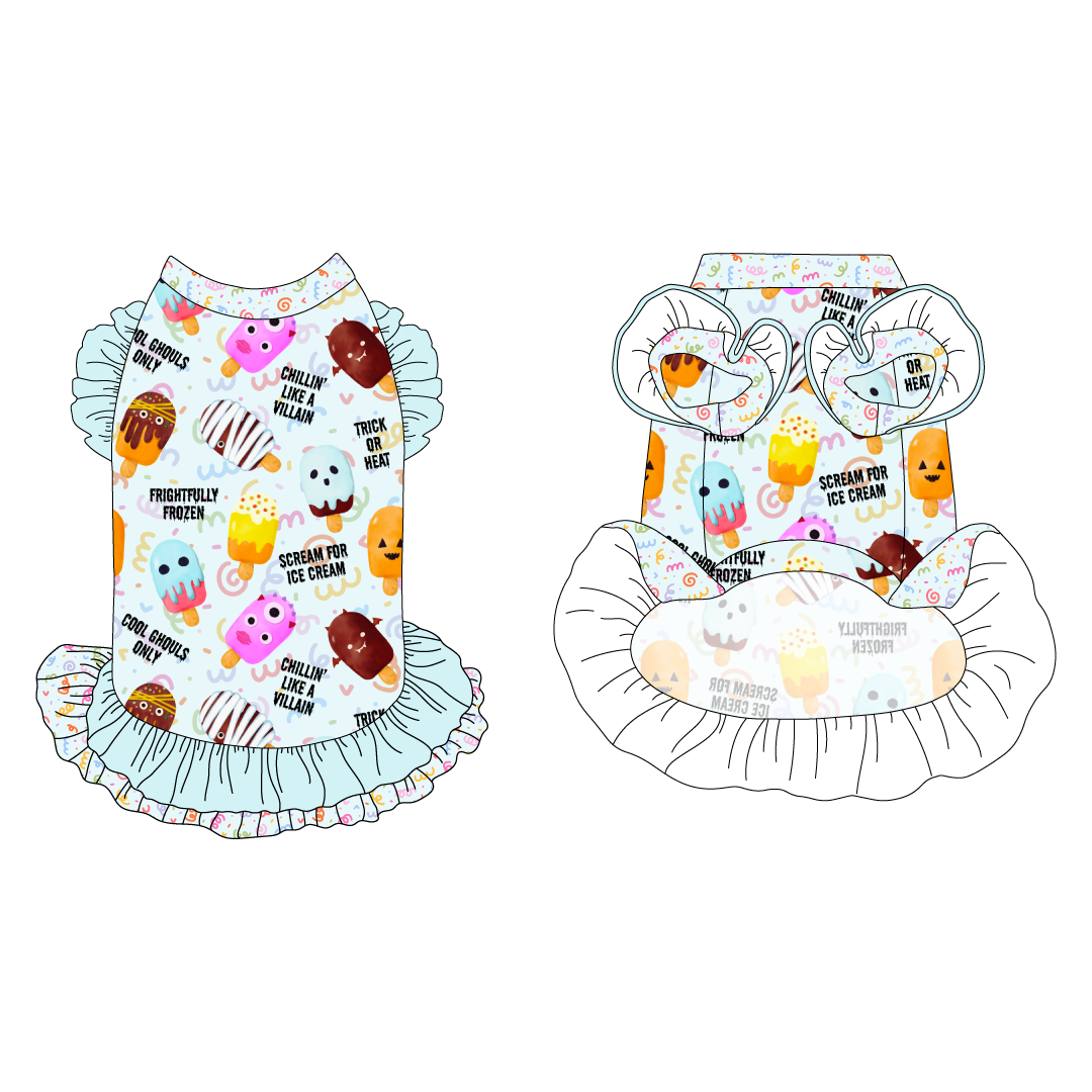 Monster Pops - La Petite Shimmy Dress With Double Skirt