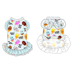 Monster Pops - La Petite Shimmy Dress With Double Skirt