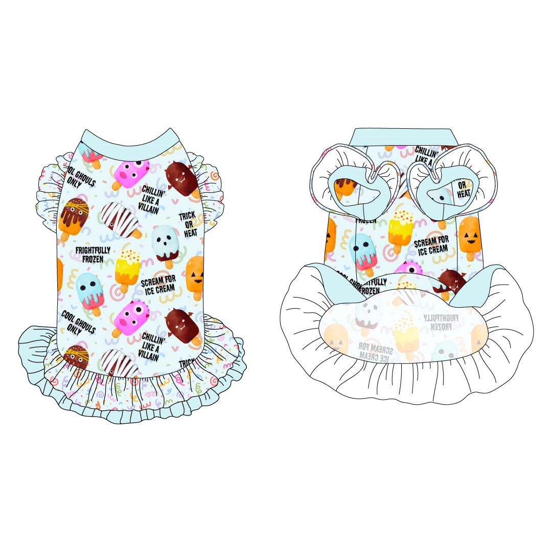 Monster Pops - La Petite Shimmy Dress With Double Skirt