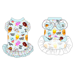 Monster Pops - La Petite Shimmy Dress With Double Skirt