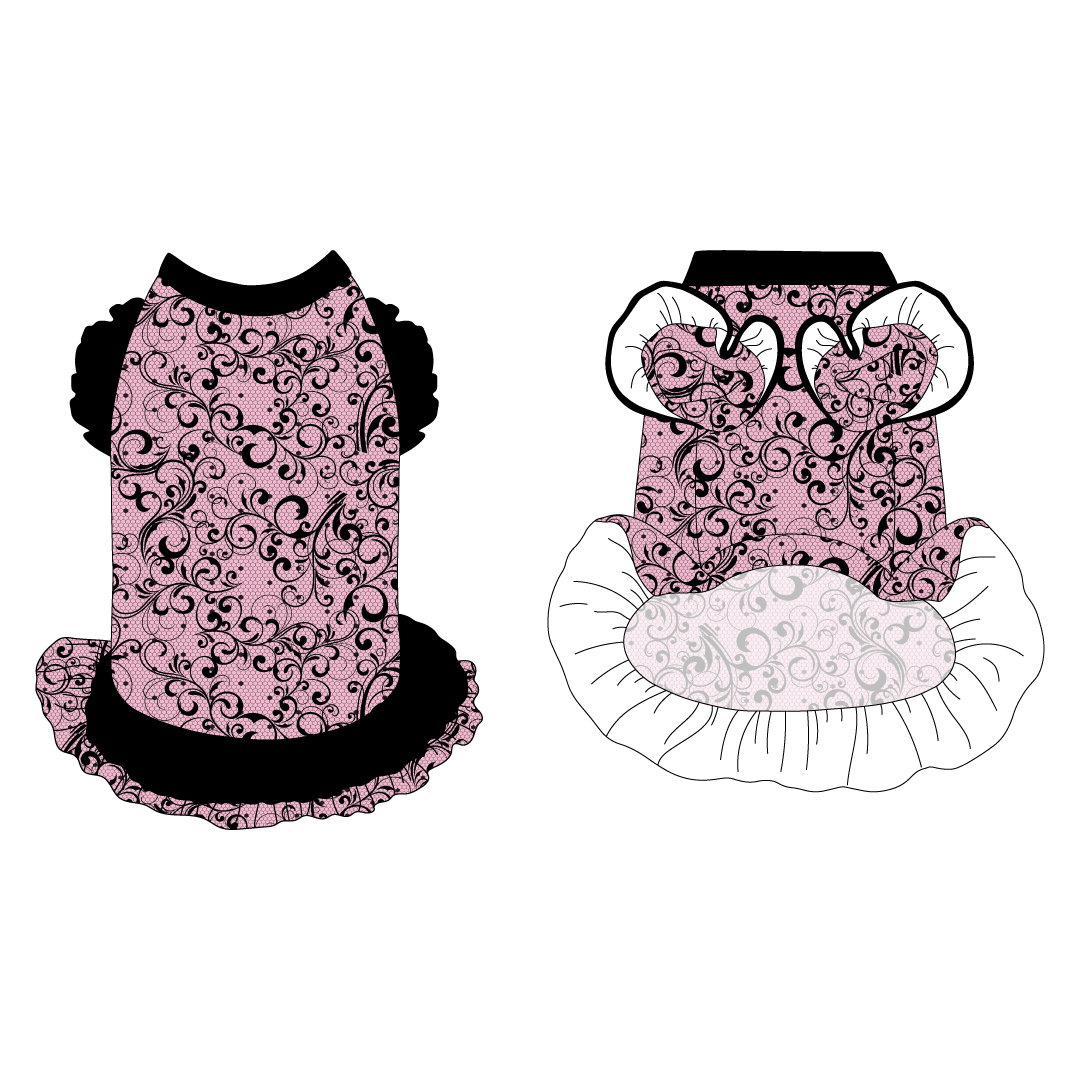Ooh La Lace - Ooh La Lace - La Petite Shimmy Dress With Double Skirt