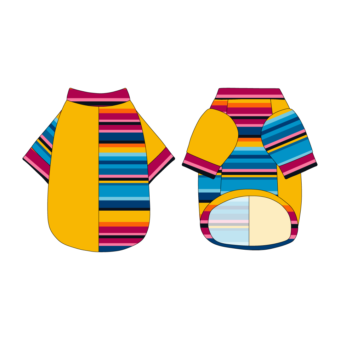 La Vida Flora - Paseo Stripe - The 2N1 Tee