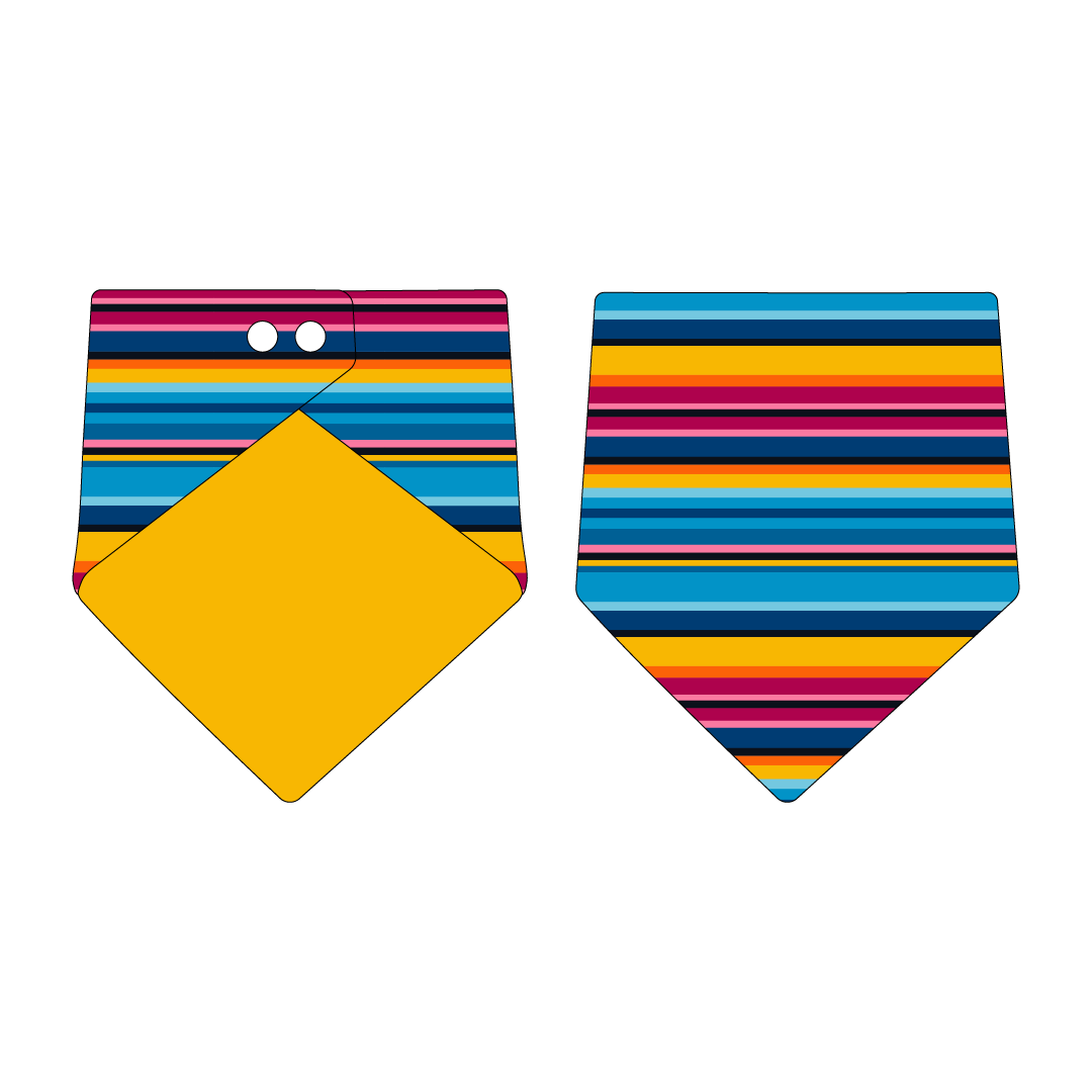 La Vida Flora - Paseo Stripe - The Bandana