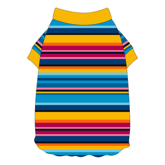 La Vida Floral - Paseo Stripe - Flutter Waist Tee
