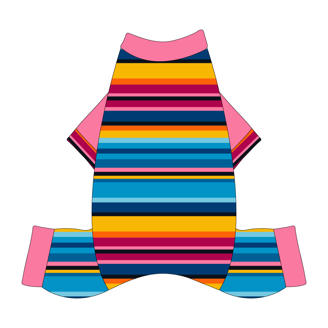La Vida Flora - Paseo Stripe - Mon Ami Jammies