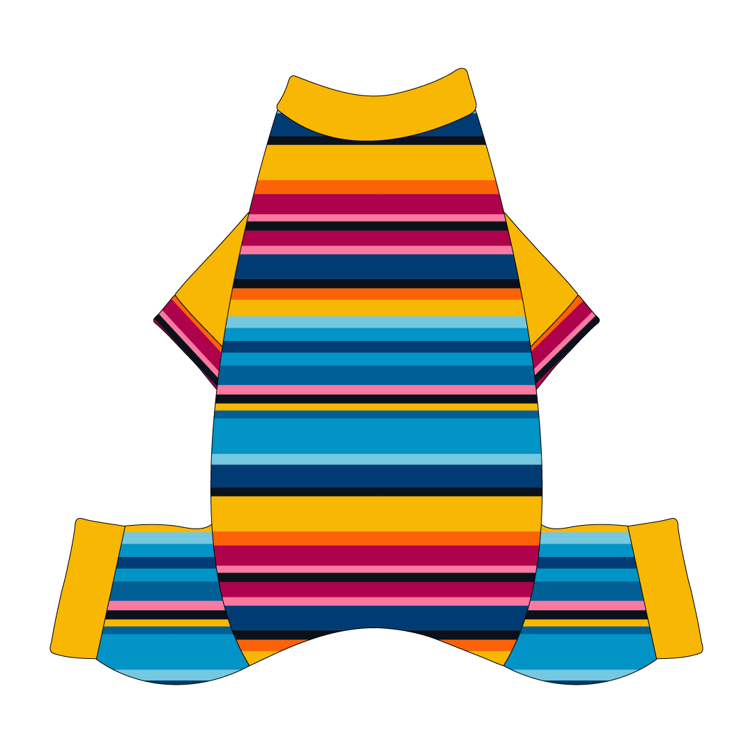 La Vida Flora - Paseo Stripe - Mon Ami Jammies