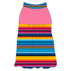 La Vida Flora - Paseo Stripe - The Sophia Tank
