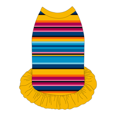 La Vida Flora - Paseo Stripe - The Tank With Skirt