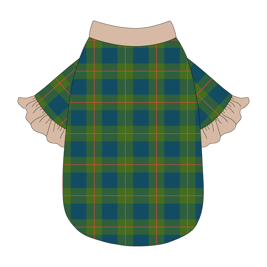 Paw Scouts - Paw Scouts Plaid - The Shimmy Edge Tee