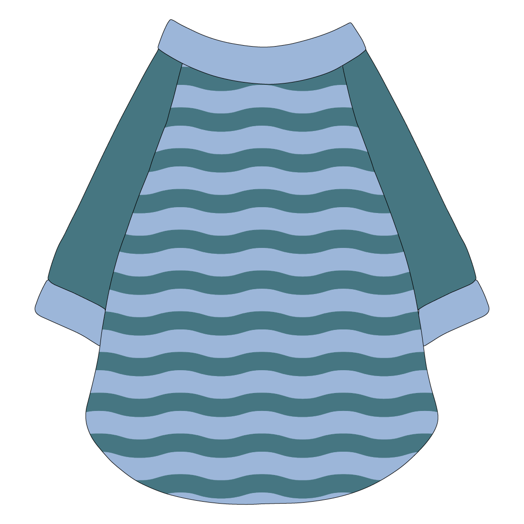 Poolside Pops - Poolside Waves - The Raglan Jersey
