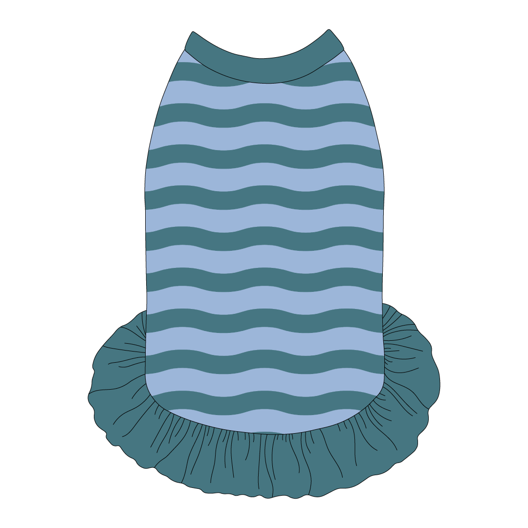Poolside Pops - Poolside Waves - The Tank With Skirt