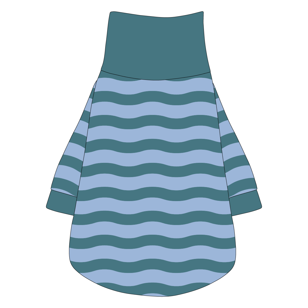 Poolside Pops - Poolside Waves - The Turtleneck Tee