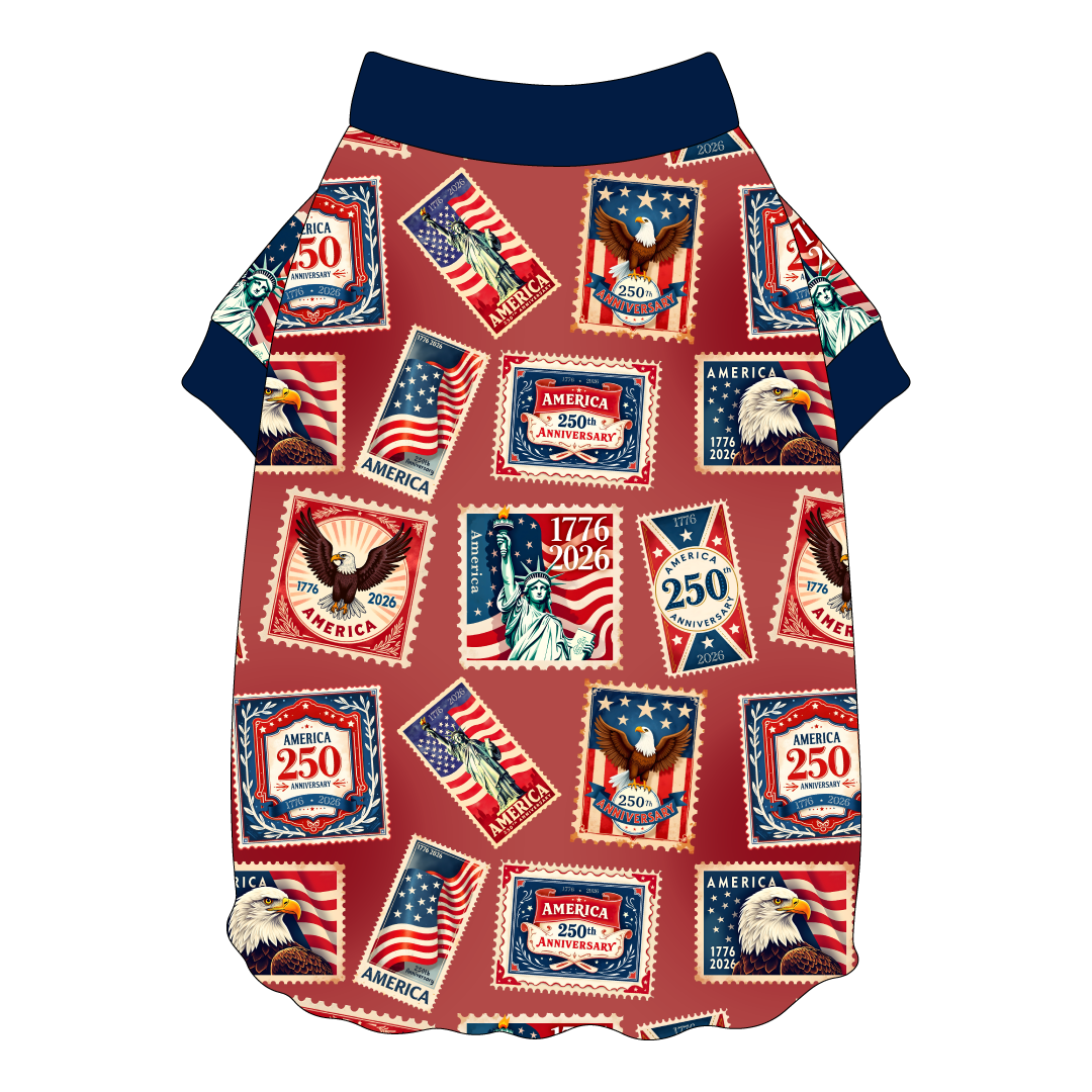 Postmarked 1776 - Flutter Waist Tee
