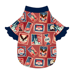 Postmarked 1776 - The Shimmy Edge Tee