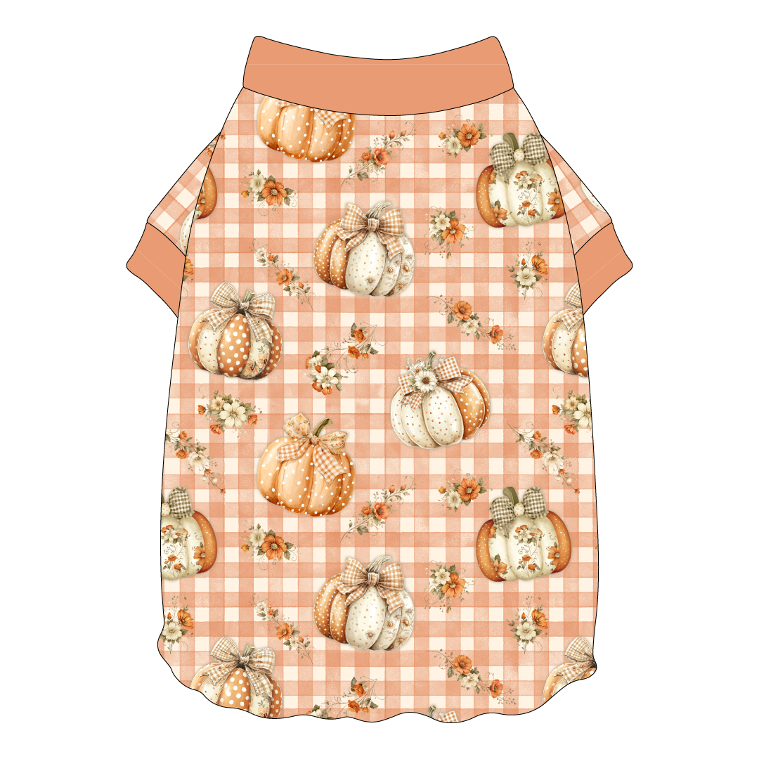 Pumpkin Picnic - Flutter Waist Tee