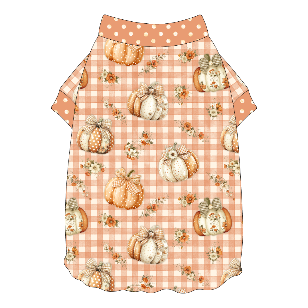 Pumpkin Picnic - Flutter Waist Tee