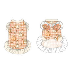 Pumpkin Picnic - La Petite Shimmy Dress