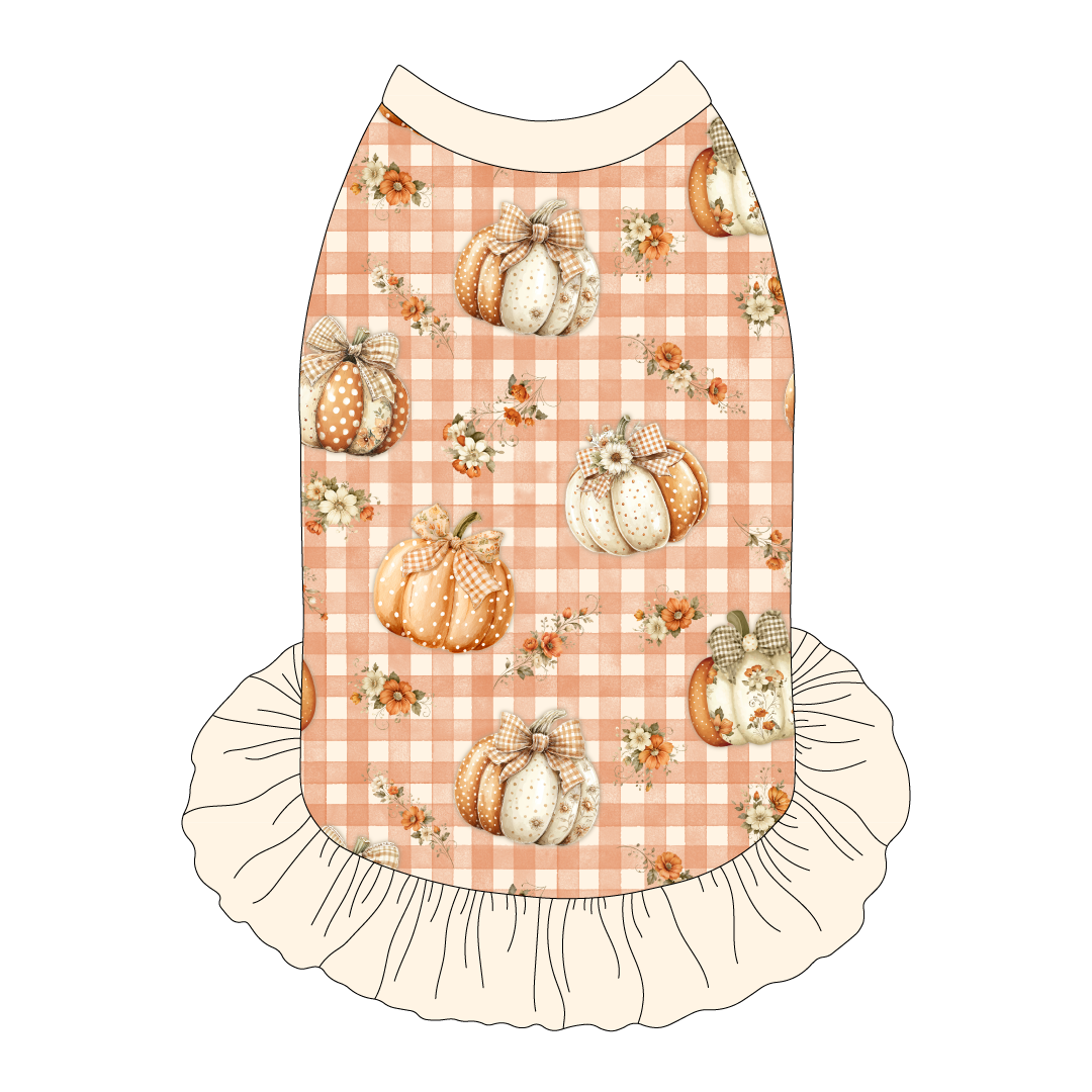 Pumpkin Picnic - The Tank With Skirt