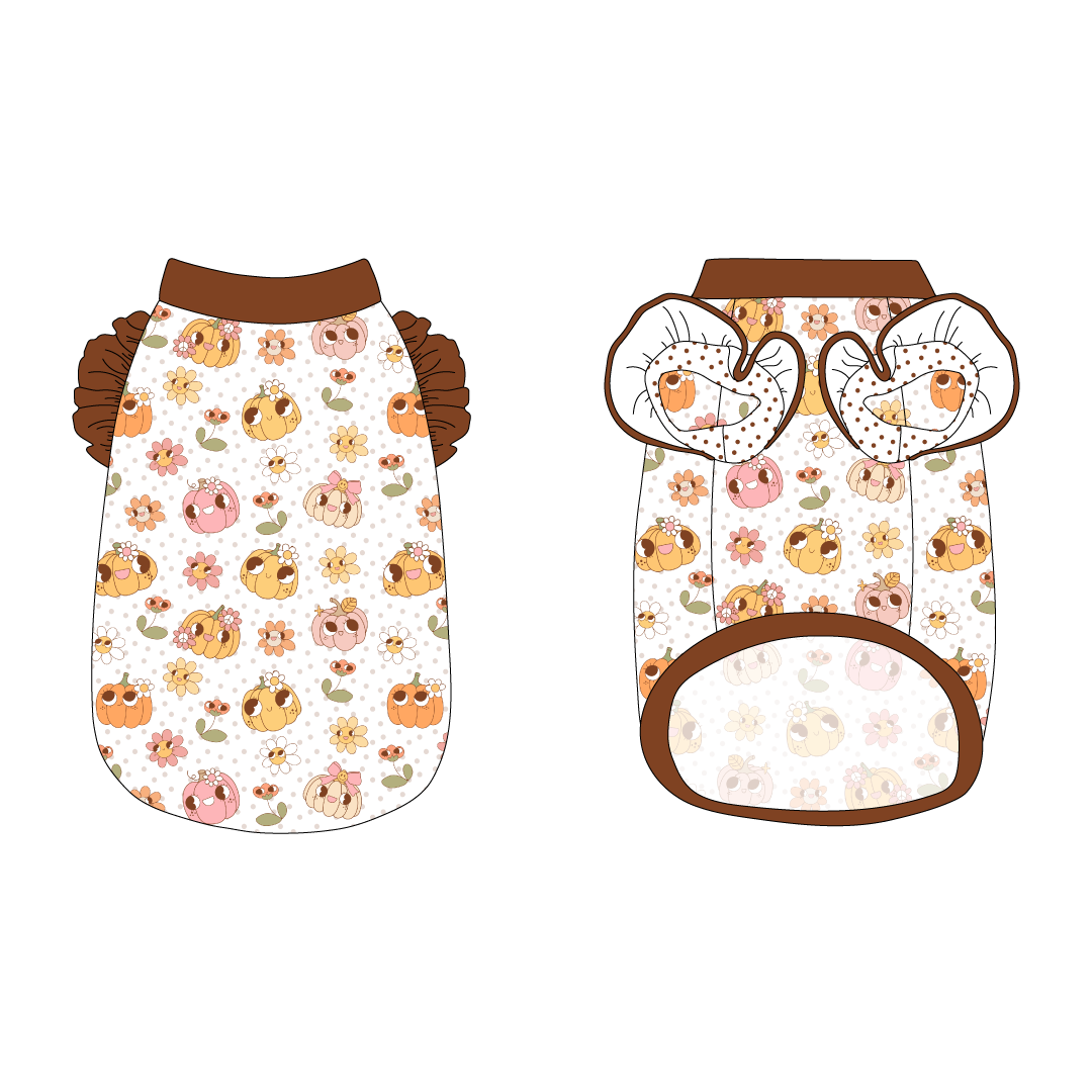 Pumpkins And Petals - La Petite Shimmy Tank