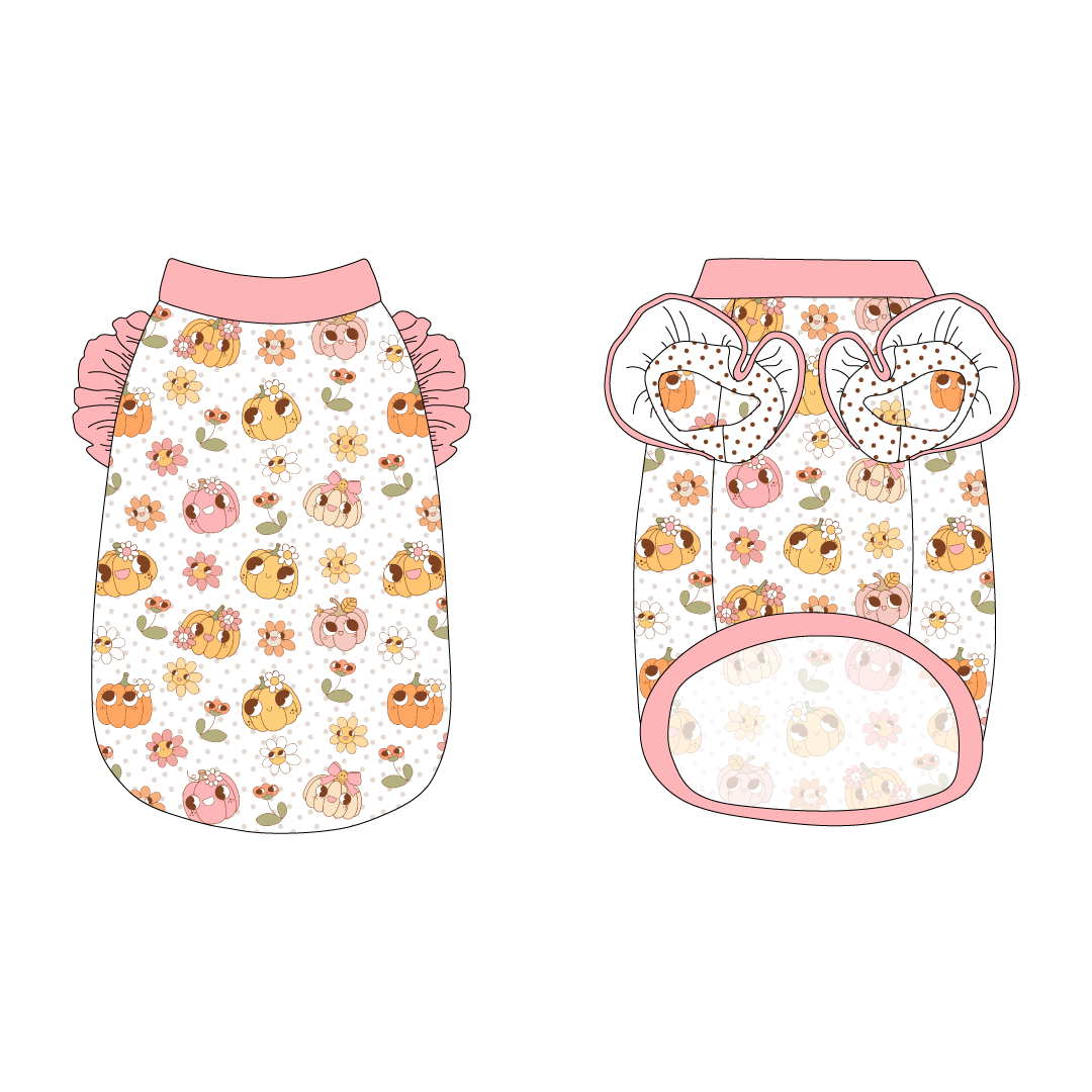 Pumpkins And Petals - La Petite Shimmy Tank
