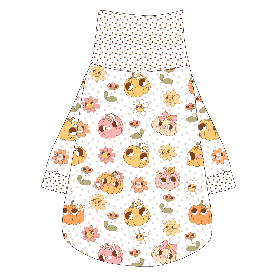 Pumpkins And Petals - The Turtleneck Tee
