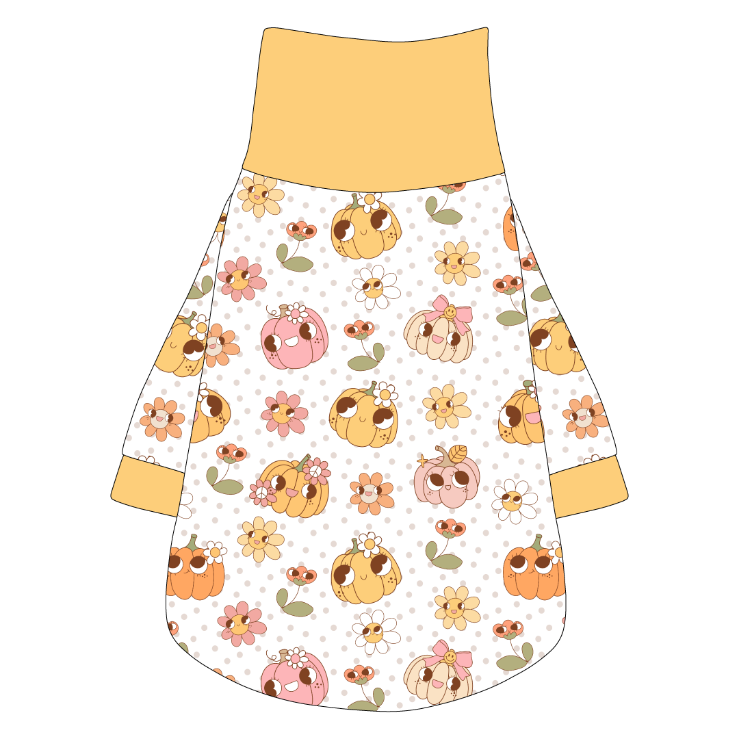 Pumpkins And Petals - The Turtleneck Tee