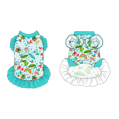 Rainy Day Delight - La Petite Shimmy Dress