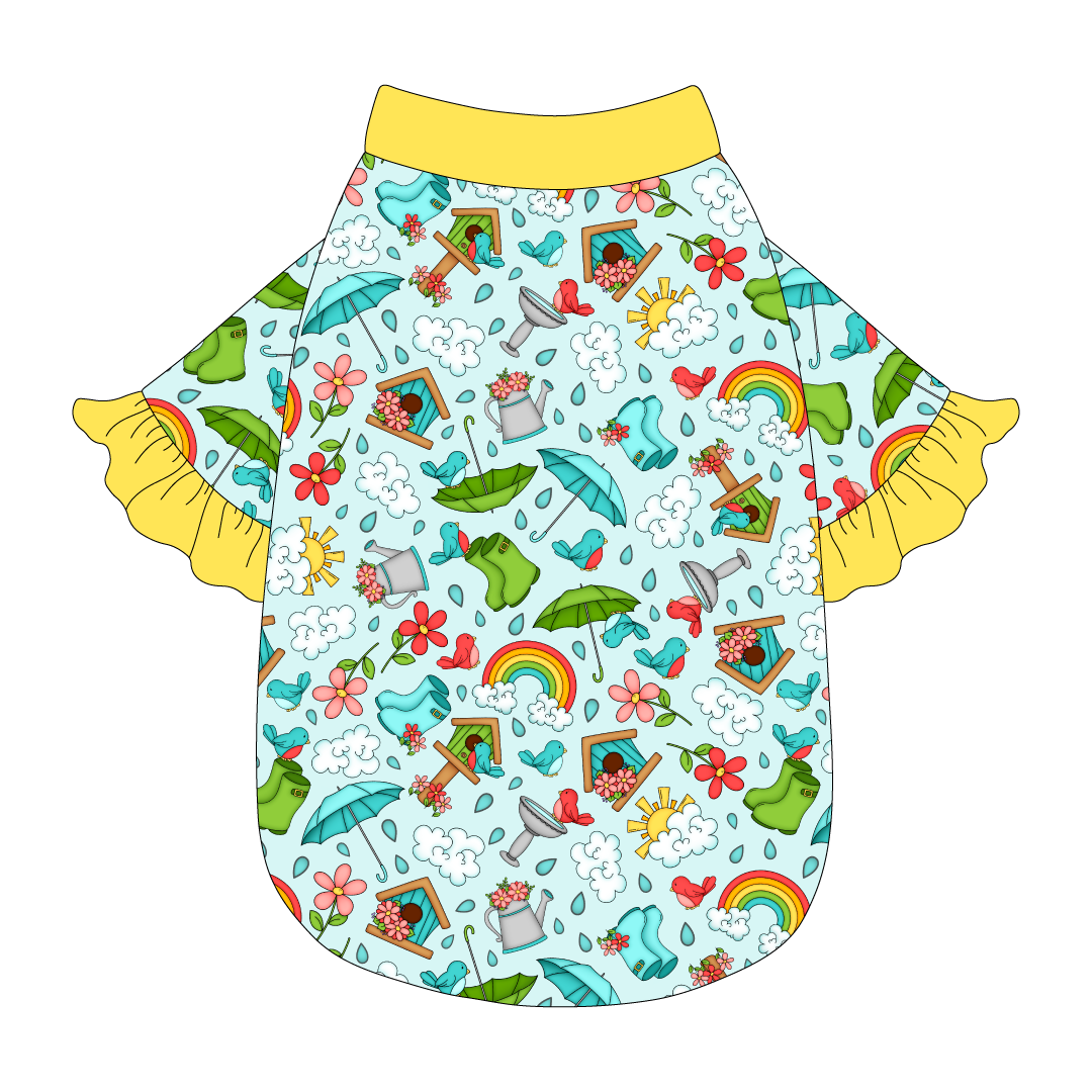 Rainy Day Delight - The Shimmy Edge Tee