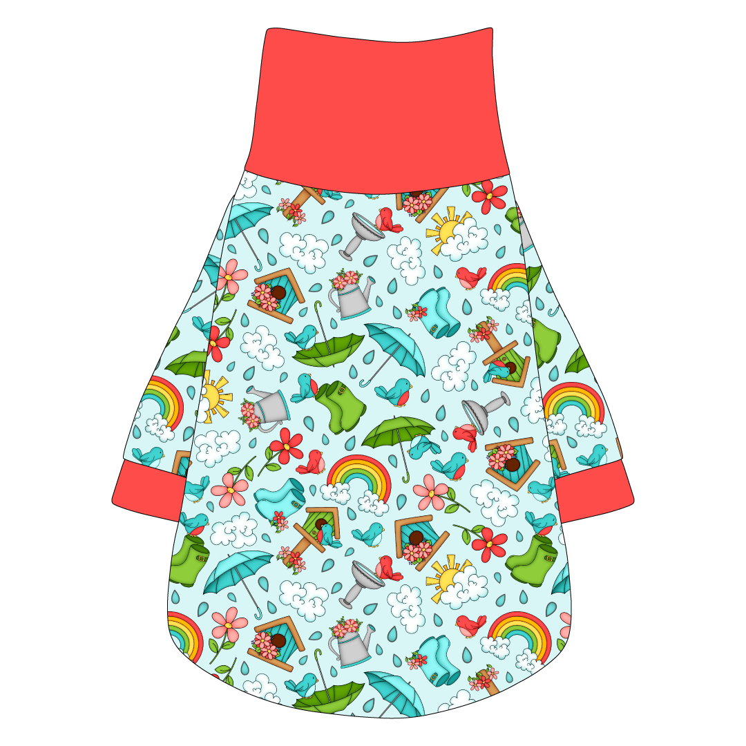 Rainy Day Delight - The Turtleneck Tee